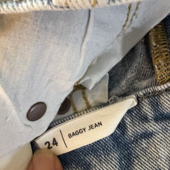 PacSun Light Blue Distressed Flare Jeans Size 24 - Picture 5 of 7